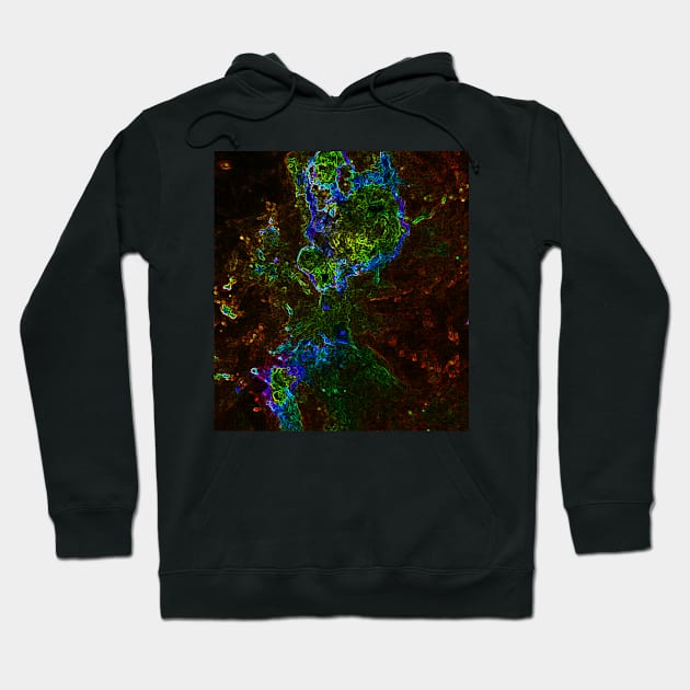 Black Panther Art - Glowing Edges 75 Hoodie by The Black Panther